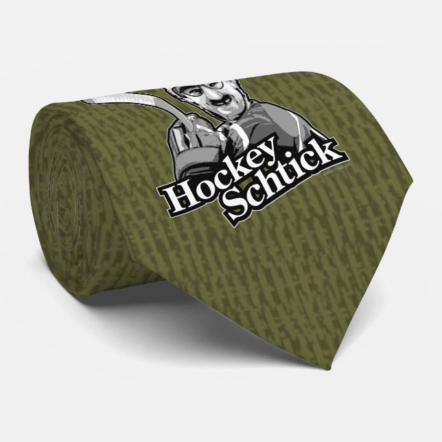 Hockey Schtick Tie (Rolled)