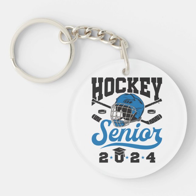 Hockey Senior Class of 2024  Key Ring (Front)