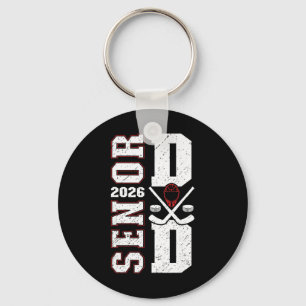 Hockey Senior Dad Of A Senior Hockey Player Dad 20 Key Ring