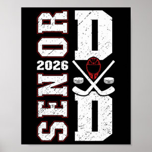 Hockey Senior Dad Of A Senior Hockey Player Dad 20 Poster