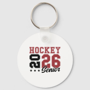Hockey Senior Night Hockey Senior 2026 Graduation  Key Ring