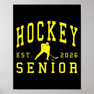 Hockey Senior Night Hockey Senior 2026 Graduation Poster
