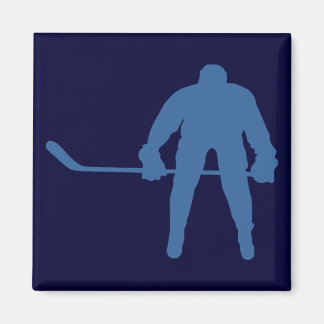 Hockey Silhouette Magnet