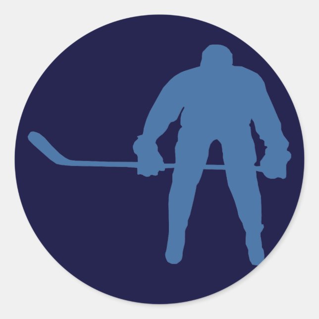 Hockey Silhouette Stickers (Front)
