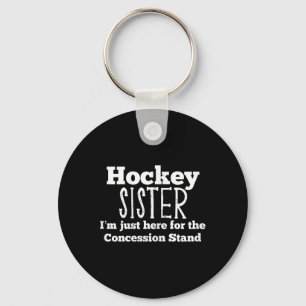 Hockey Sister Girls Sibling Daughter Son Game Key Ring