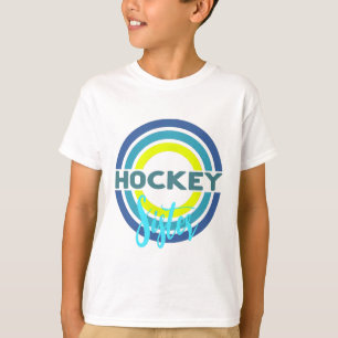 Hockey Sister With Modern Hockey Circles  T-Shirt