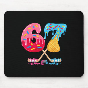 Hockey Six Seven Drip 67 Ice Hockey Meme Hockey Pl Mouse Pad