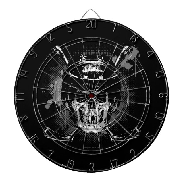 Hockey Skull Dartboard (Front)