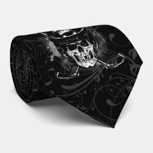 Hockey Skull Tie