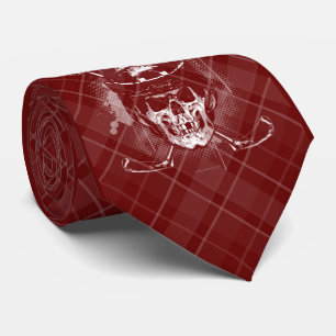 Hockey Skull Tie