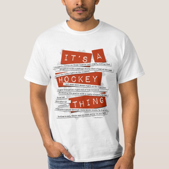 Hockey Slang T-Shirt (Front)