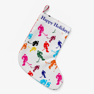HOCKEY SMALL CHRISTMAS STOCKING