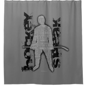Hockey Speak Shower Curtain