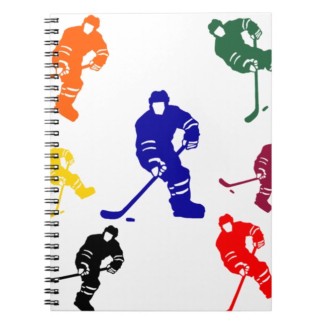HOCKEY SPIRAL NOTEBOOK (Front)