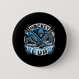 Hockey Squad _ Hockey Design For Hockey Players 6 Cm Round Badge