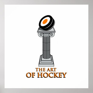 Hockey Statue Poster