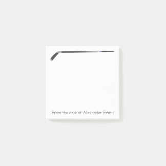 Hockey Stick Post-it Notes