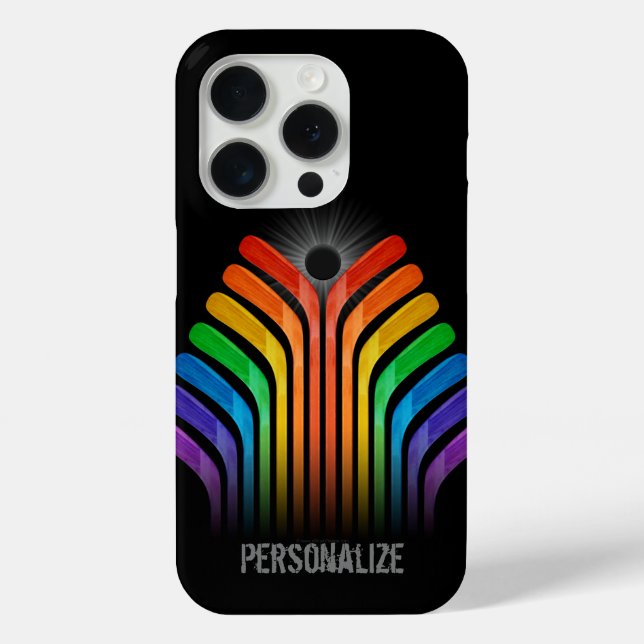 Hockey Stick Spectrum Case-Mate iPhone Case (Back)