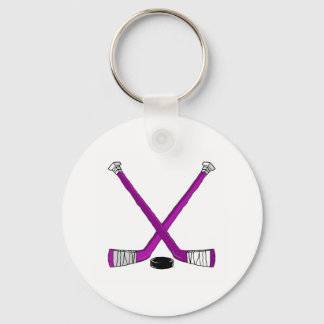 Hockey Sticks Key Ring