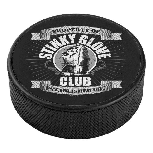 Hockey Stinky Glove Club Puck (3/4)