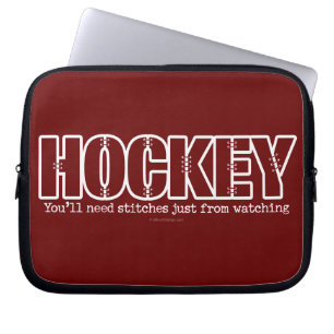 Hockey Stitches Laptop Sleeve