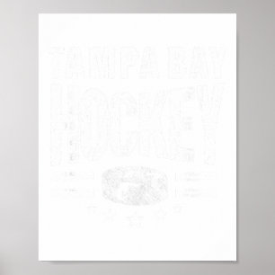 Hockey Tampa Y Throwck Blue Tb Retro Tampa Y Fan P Poster