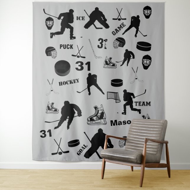 Hockey Tapestry (In Situ)
