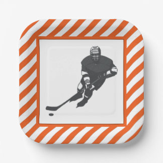 Hockey Team Paper Plates