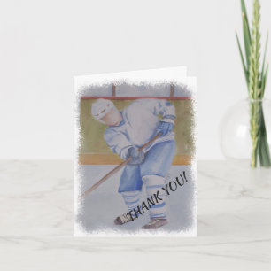 HOCKEY THANK YOU CARD