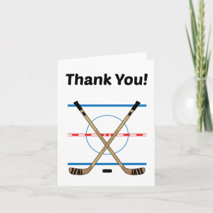 Hockey Thank You Hockey Sticks at Centre Ice