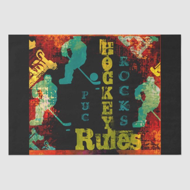 HOCKEY  TISSUE PAPER (Front)