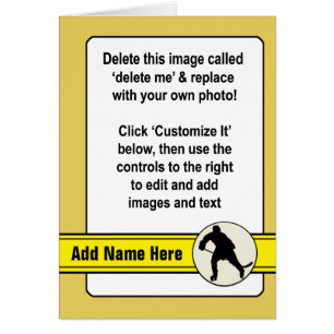 Hockey Trading Card Template