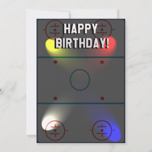Hockey Trivia Birthday Card