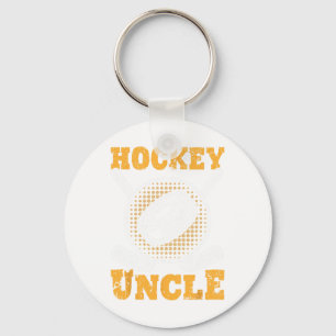 Hockey Uncle Family Sports Coach Player Father's D Key Ring