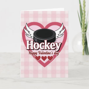 Hockey Valentine Love Card
