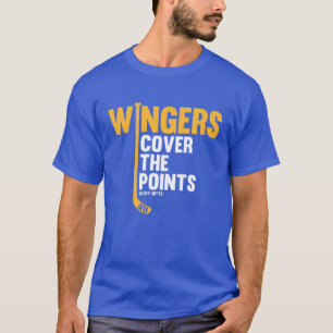 Hockey Wingers Cover The Points T-Shirt