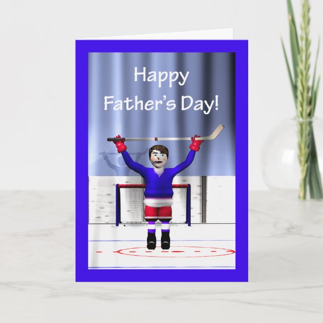 Hockey Winner Father's Day Card (Front)