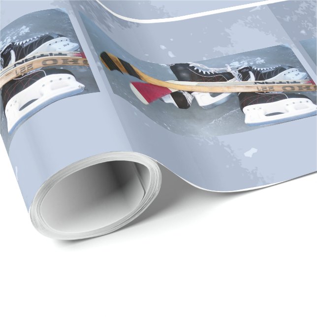 Hockey Wrapping Paper (Roll Corner)