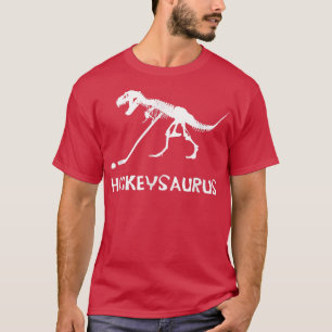 Hockeysaurus TRe Hockey Dinosaur Skeleton T-Shirt