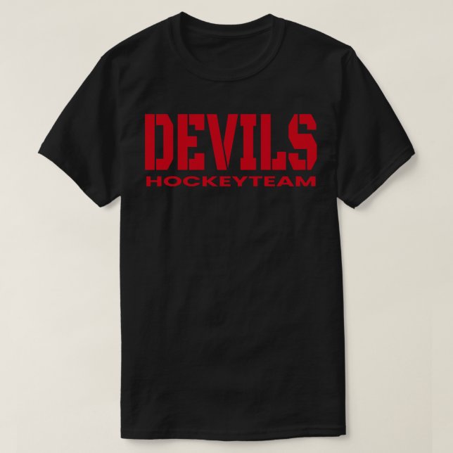 hockeyteam devils T-Shirt (Design Front)