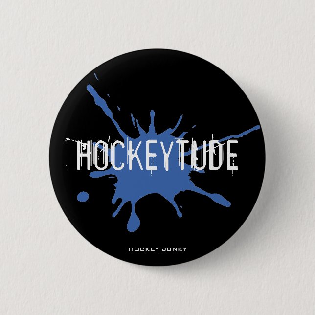 HOCKEYTUDE 6 CM ROUND BADGE (Front)