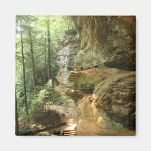Hocking Hills cliff magnet