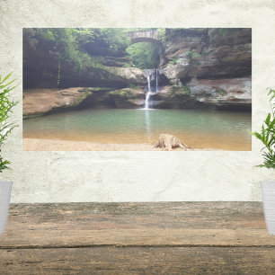 Hocking Hills Old Man's Cave Upper Falls Picture Canvas Print