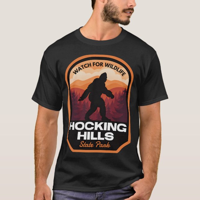 Hocking Hills State Park Bigfoot T-Shirt (Front)