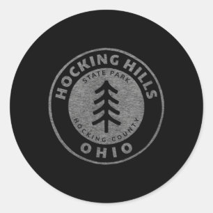 Hocking Hills State Park Classic Round Sticker