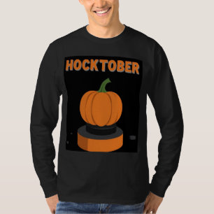 Hocktober Pumpkin Puck  T-Shirt