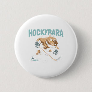 Hockyra Player - Team Ice Hockey Capyra 6 Cm Round Badge