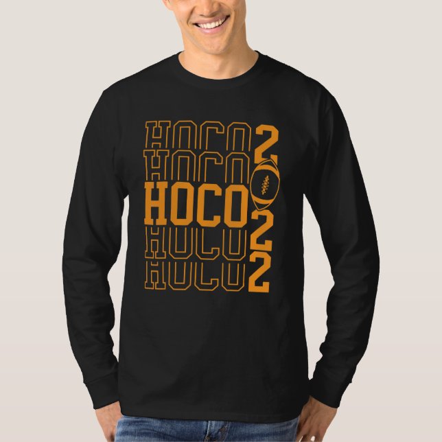 Hoco 2022 American Football Homecoming Game T-Shirt (Front)