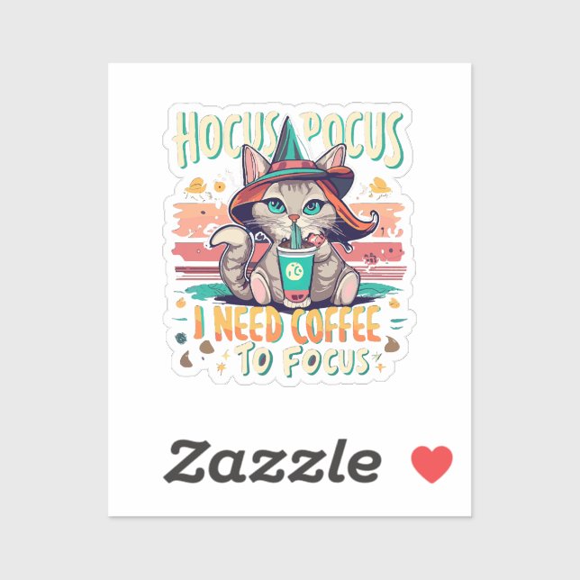 Hocus Focus - I need coffee to focus (Sheet)
