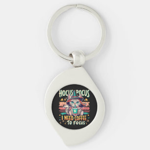Hocus Focus - I need coffee to focus Key Ring